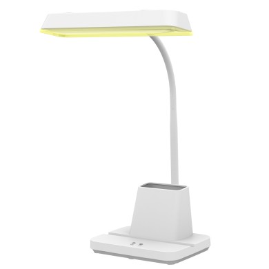 DESK LAMP WHITE  ABS+ SILICONE LED SMD 8W 300LM  CCT 3000K-4000K-6100K  IP20
