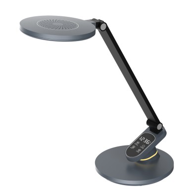 DESK LAMP METALLIC GREY ABS LED SMD 10W 550LM CCT 3000K-4000K-5700K IP20
