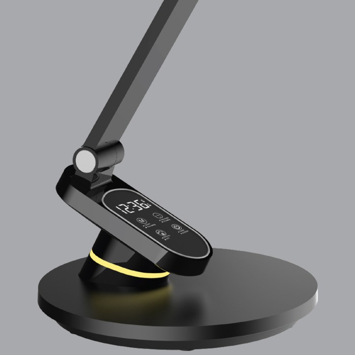 DESK LAMP METALLIC GREY ABS LED SMD 10W 550LM CCT 3000K-4000K-5700K IP20
