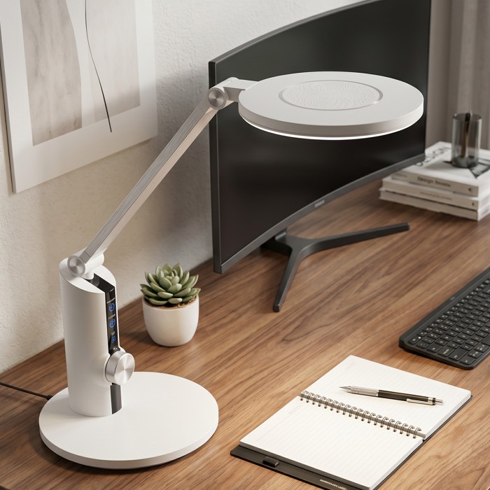 DESK LAMP BLACK ABS LED SMD 10W  600LM  CCT 2700K-4000K-6500K IP2