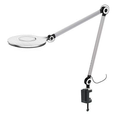 DESK LAMP SILVER ABS LED SMD 9W 500LM CCT 3000K-4000K-6000K IP20
