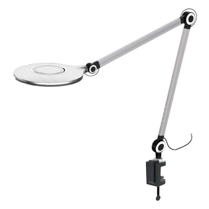DESK LAMP SILVER ABS LED SMD 9W 500LM CCT 3000K-4000K-6000K IP20
