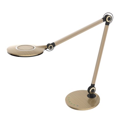 DESK LAMP GOLD ABS LED SMD 14W  550LM CCT 3000K-4300K-6000K IP20
