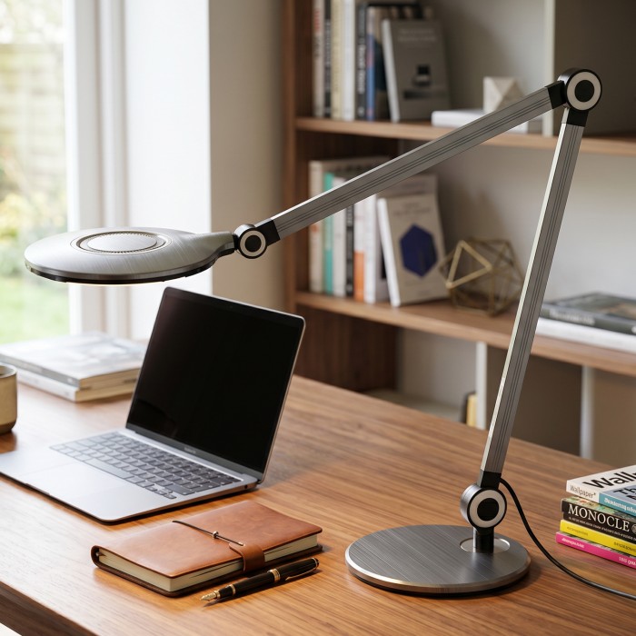 DESK LAMP GOLD ABS LED SMD 14W  550LM CCT 3000K-4300K-6000K IP20
