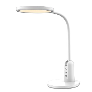 DESK LAMP WHITE ABS LED SMD 10W 400LM CCT 3000K-3800K-5700K  IP20

