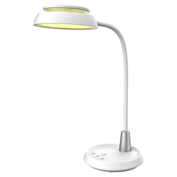 DESK LAMP  WHITE ABS+ SILICONE LED SMD 10W 500LM CCT 3000K-3800K-5700K  IP20
