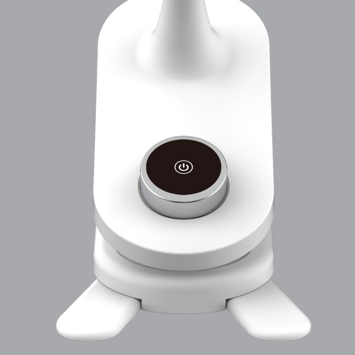 DESK LAMP WHITE ABS+SILICON LED SMD 6W 360LM CCT 2800K-3800K-5700K IP20
