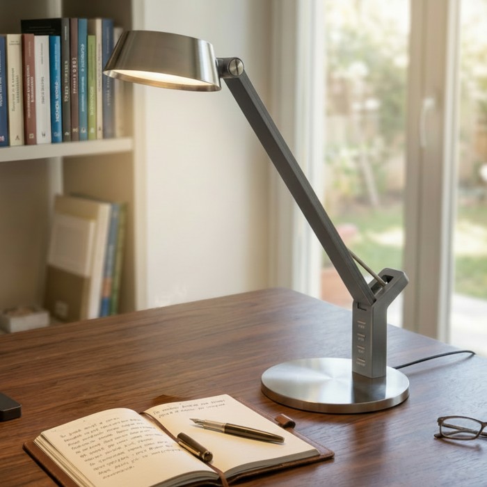 DESK LAMP GOLD ABS LED SMD 14W 400LM CCT 3000K-4300K-6000K IP20

