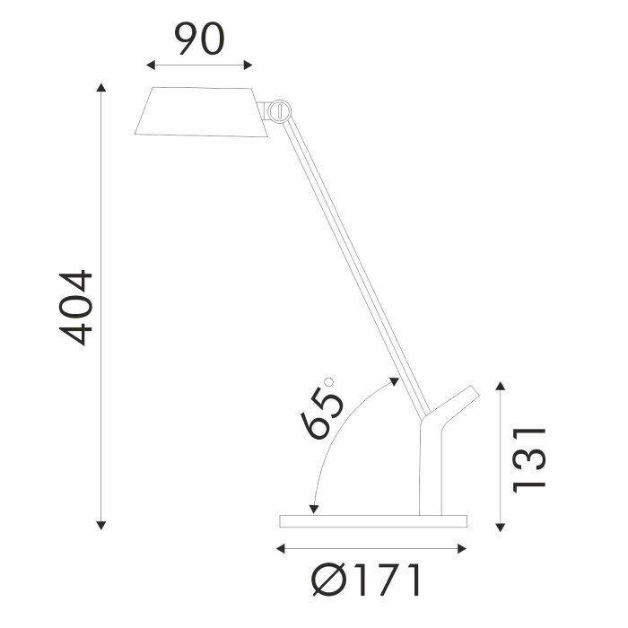 DESK LAMP GOLD ABS LED SMD 14W 400LM CCT 3000K-4300K-6000K IP20
