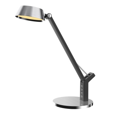 DESK LAMP SILVER ABS LED SMD 14W  400LM CCT 3000K-4300K-6000K IP20
