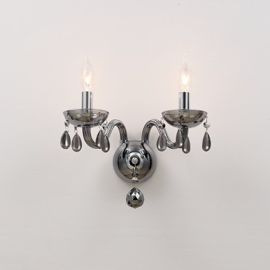 NETTO ΕΠΙΤΟΙΧΟ ΦΩΤΙΣΤΙΚΟ ΦΙΜΕ ΚΡΥΣΤΑΛΛΟ ΜΕΤΑΛΛΙΚΟ ΣΥΜΒΑΤΙΚΟ 2ΧΕ14 380X310ΜM 