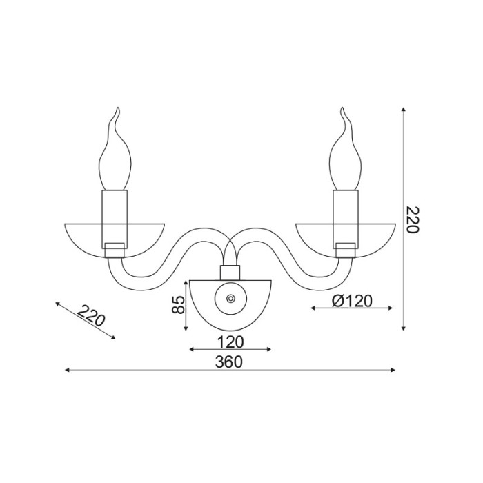 NETTO ΦΩΤΙΣΤΙΚΟ ΕΠΙΤΟΙΧΟ ΚΟΝΙΑΚ ΚΡΥΣΤΑΛΛΙΝΟ ΣΥΜΒΑΤΙΚΟ 2ΧΕ14 IP20 210Χ260mm