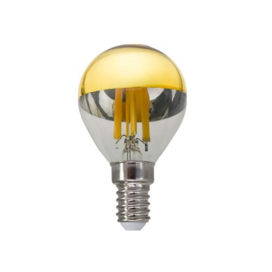 LED FILAMENT E14 DIM G45 GOLD 5W 2700K 230V AC 620LM RA80 30000H 180°