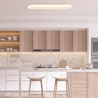 CEILING LIGHTING LED 41W DIM CCT 3650LM SOLO METAL WHITE IP20 100X14X6CM
