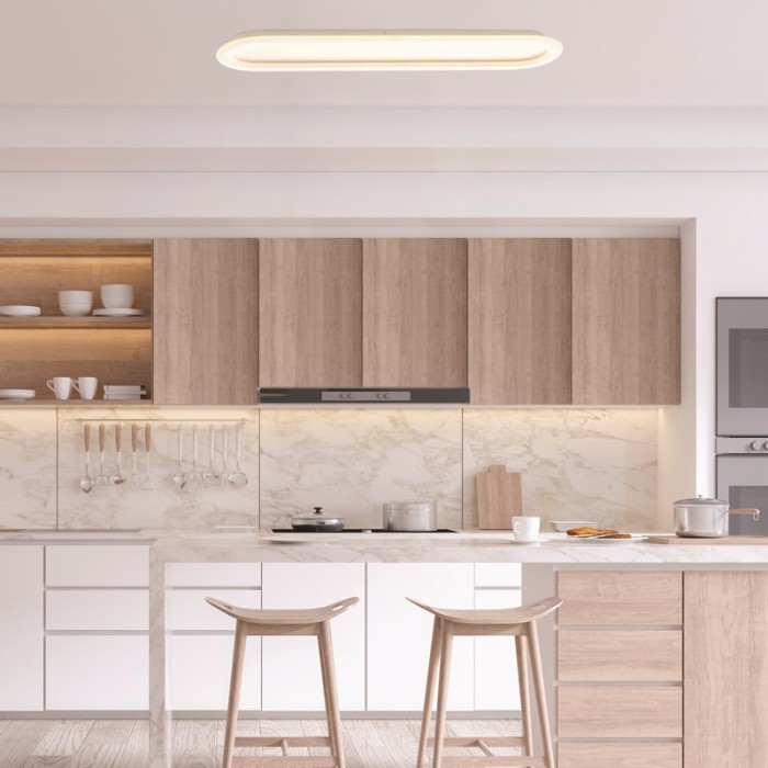 NETTO ΦΩΤΙΣΤΙΚΟ ΕΠΙΤΟΙΧΟ ΛΕΥΚΟ ΑΛΟΥΜΙΝΙΟ LED 52W 3000K 3600Lm IP20 1000Χ55mm