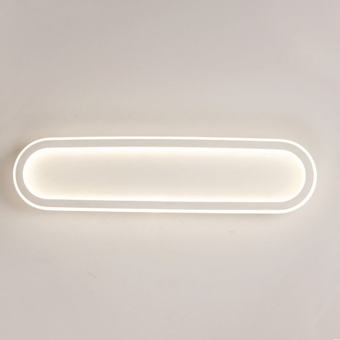 ΟΡΟΦΗΣ Φ/Σ LED 33W DIM CCT 3300LM SOLO ΜΕΤΑΛΛΙΚΟ ΛΕΥΚΟ IP20 57X14X6CM