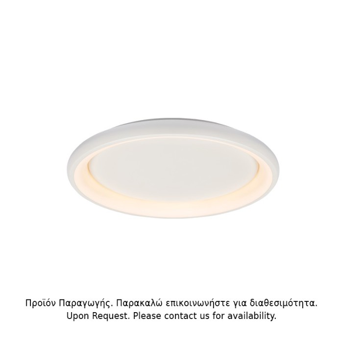 ΟΡΟΦΗΣ Φ/Σ LED 36W DIMMER CCT 3470LM ΛΕΥΚΟ ΜΕΤΑΛΛΙΚΟ D41XH8,5CM DIANA