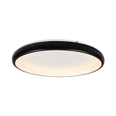 CEILING LIGHT LED 45W DIMMER CCT 3600LM BLACK METAL D61XH8,5CM DIANA