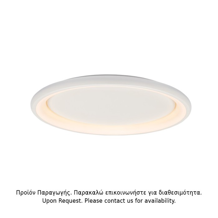 ΟΡΟΦΗΣ Φ/Σ LED 73W DIMMER CCT 5250LM ΛΕΥΚΟ ΜΕΤΑΛΛΙΚΟ D81XH8,5CM DIANA