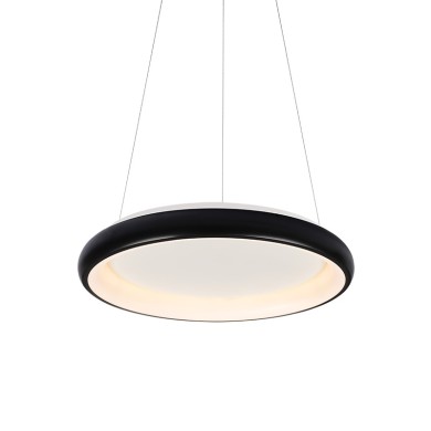 PENDANT LIGHT LED 45W CCT 3600LM BLACK METAL D61XH8,5CM DIANA
