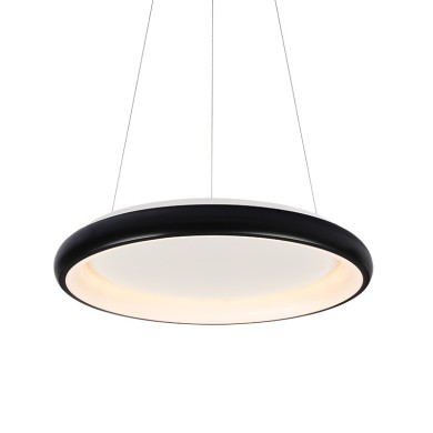 PENDANT LIGHT LED 73W CCT 5250LM BLACK METAL D81XH8,5CM DIANA