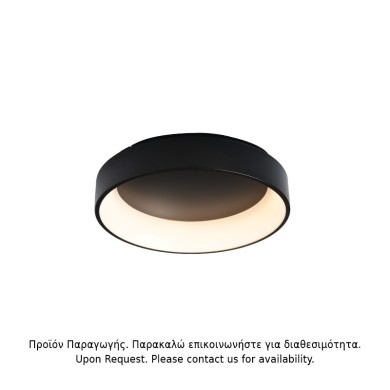 CEILING LUMINAIRE LED 36W DIMMER CCT 3670LM BLACK METAL D45XH14CM APOLLO