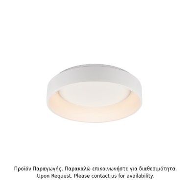 CEILING LUMINAIRE LED 36W DIMMER CCT 3670LM WHITE METAL D45XH14CM APOLLO