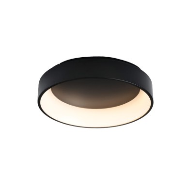 CEILING LIGHTING LED 48W CCT 5350LM BLACK METALLIC D61XH8,5CM APOLLO