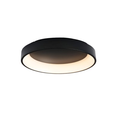 CEILING LIGHT LED 73W CCT 5450LM BLACK METAL D78XH14CM APOLLO
