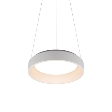 NETTO ΦΩΤΙΣΤΙΚΟ ΚΡΕΜΑΣΤΟ ΛΕΥΚΟ ΜΑΤ ΜΕΤΑΛΛΙΚΟ LED 34W 3000K 1700Lm IP20 Φ450Χ1200mm