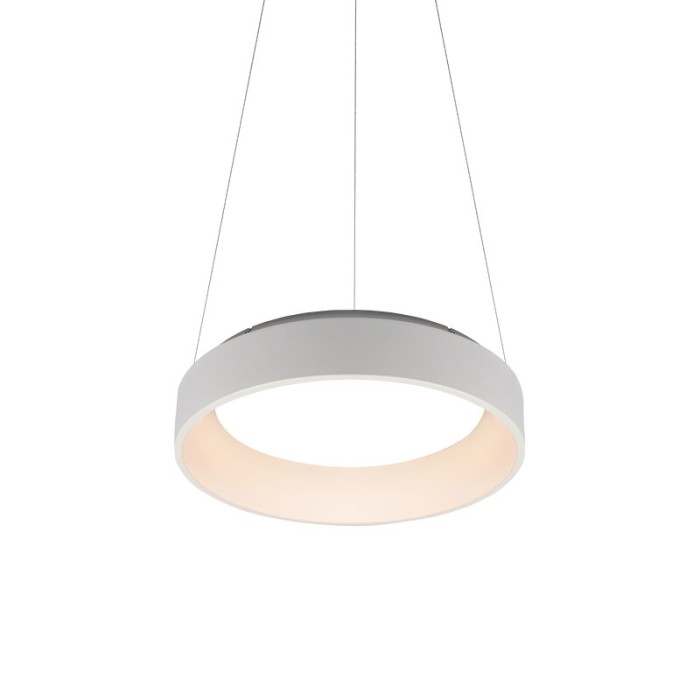 NETTO ΦΩΤΙΣΤΙΚΟ ΚΡΕΜΑΣΤΟ ΛΕΥΚΟ ΜΑΤ ΜΕΤΑΛΛΙΚΟ LED 34W 3000K 1700Lm IP20 Φ450Χ1200mm