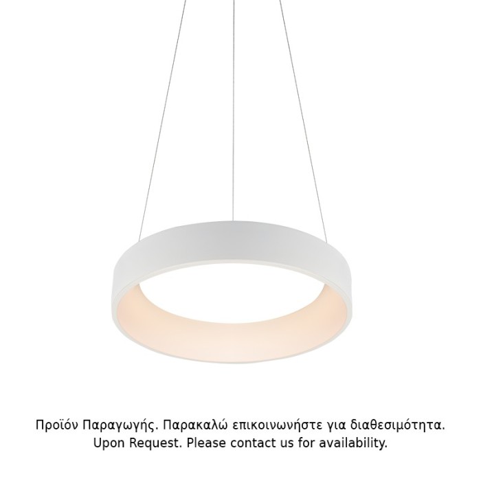 ΚΡΕΜΑΣΤΟ Φ/Σ LED 36W DIMMER CCT 3670LM ΛΕΥΚΟ ΜΕΤΑΛΛΙΚΟ D45XH120CM APOLLO