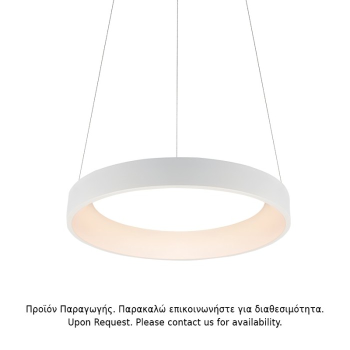 PENDANT LUMINAIRE LED 48W DIMMER CCT LM WHITE METAL D60XH120CM APOLLO