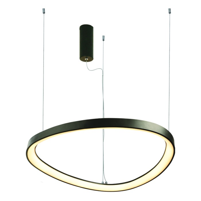 NETTO PHASING OUT PENDANT LIGHTING LED 36W 3000K 2700LM HARMONY BLACK ALUMINUM IP20 D42XH120CM