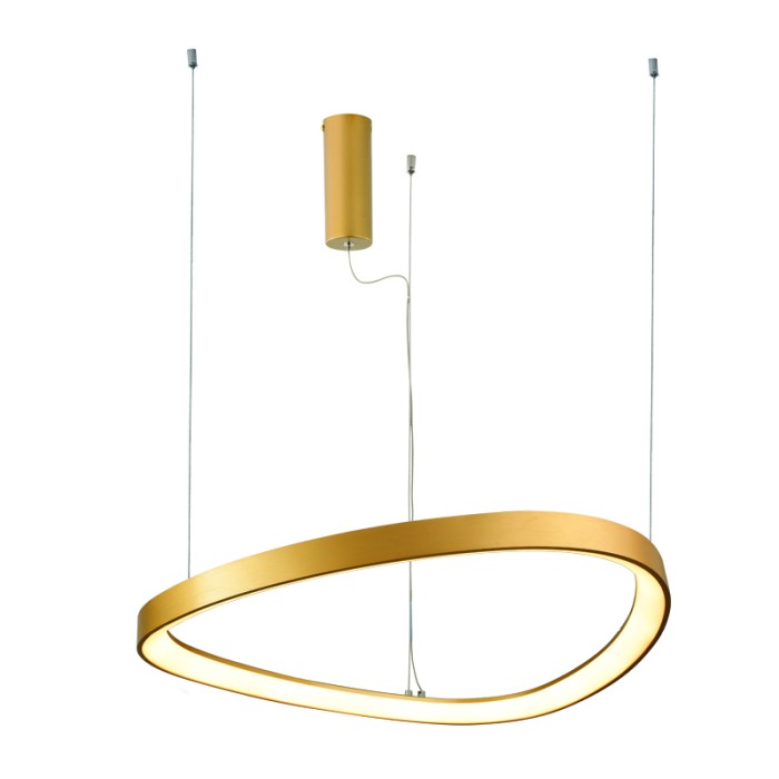 NETTO PHASING OUT PENDANT LIGHTING LED 36W 3000K 2700LM HARMONY GOLD ALUMINUM IP20 D42XH120CM