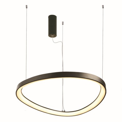 NETTO PHASING OUT PENDANT LIGHTING LED 54W 3000K 4000LM HARMONY BLACK ALUMINUM IP20 D60XH120CM