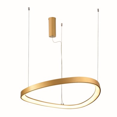 NETTO PHASING OUT PENDANT LIGHTING LED 74W 3000K 6500LM HARMONY GOLD ALUMINUM IP20 D80XH120CM