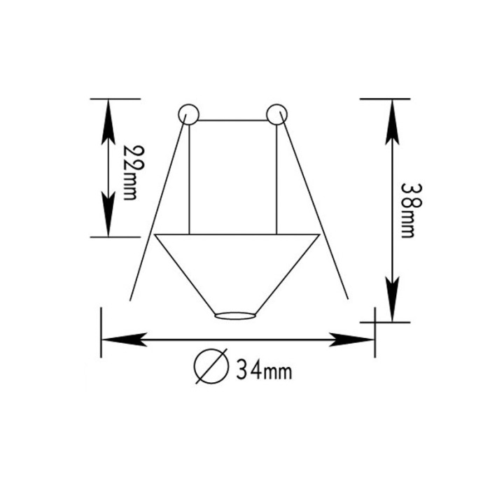 DOWN LIGHT FOR G4 LAMP W
