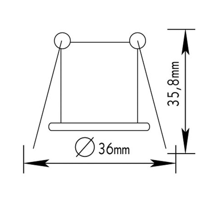 Down light for G4 lamp NM