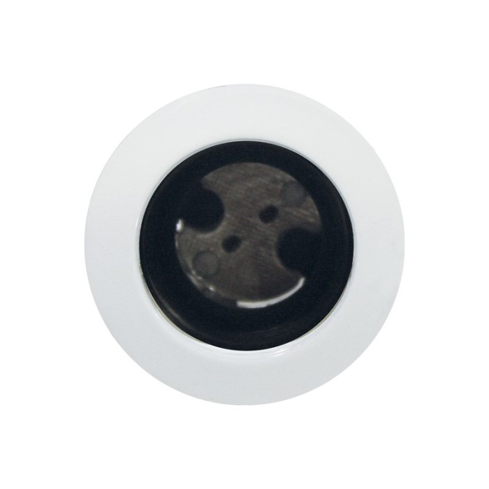 ΣΠΟΤ ΧΩΝΕΥΤΟ ΣΤΡΟΓΓΥΛΟ ΑΛΟΥΜΙΝΙΟ ΛΕΥΚΟ ΣΥΜΒΑΤΙΚΟ 1xG4 IP20 Φ36x35.8mm