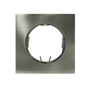 ΣΠΟΤ ΧΩΝΕΥΤΟ ΤΕΤΡΑΓΩΝΟ ΑΛΟΥΜΙΝΙΟ ΝΙΚΕΛ ΜΑΤ ΣΥΜΒΑΤΙΚΟ 1xG4 IP20 Φ55mm