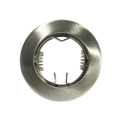 ΣΠΟΤ ΧΩΝΕΥΤΟ ΣΤΡΟΓΓΥΛΟ ΑΛΟΥΜΙΝΙΟ ΝΙΚΕΛ ΜΑΤ ΣΥΜΒΑΤΙΚΟ 1xG4 IP20 Φ61.5mm