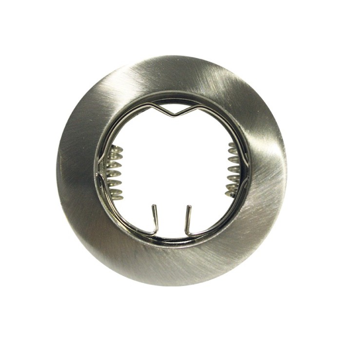 ΣΠΟΤ ΧΩΝΕΥΤΟ ΣΤΡΟΓΓΥΛΟ ΑΛΟΥΜΙΝΙΟ ΝΙΚΕΛ ΜΑΤ ΣΥΜΒΑΤΙΚΟ 1xG4 IP20 Φ61.5mm