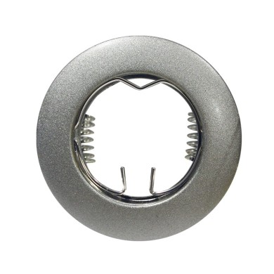 ΣΠΟΤ ΧΩΝΕΥΤΟ ΣΤΡΟΓΓΥΛΟ ΑΛΟΥΜΙΝΙΟ ΓΚΡΙ ΒΑΦΗΣ ΣΥΜΒΑΤΙΚΟ 1xG4 IP20 Φ61.5mm