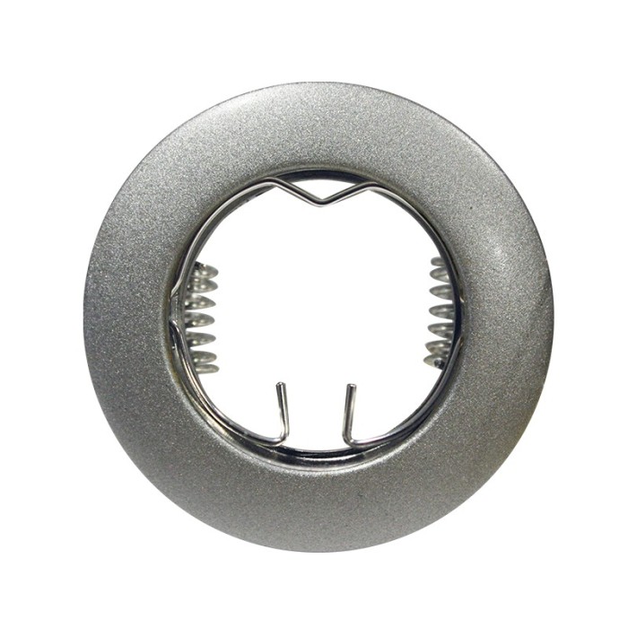 ΣΠΟΤ ΧΩΝΕΥΤΟ ΣΤΡΟΓΓΥΛΟ ΑΛΟΥΜΙΝΙΟ ΓΚΡΙ ΒΑΦΗΣ ΣΥΜΒΑΤΙΚΟ 1xG4 IP20 Φ61.5mm