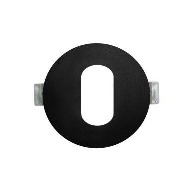 ΣΠΟΤ ΕΔΩΤΕΡΙΚΟΥ ΧΩΡΟΥ ΧΩΝΕΥΤΟ ΚΕΝΟ 618 ΣΤΡΟΓΓΥΛΟ ΑΛΟΥΜΙΝΙΟ ΜΑΥΡΟ ΣΥΜΒΑΤΙΚΟ 1xGU10 IP20 Φ88mm