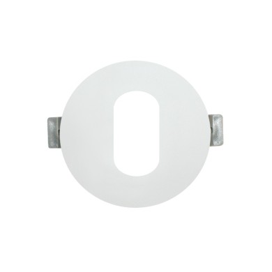 ΣΠΟΤ ΕΔΩΤΕΡΙΚΟΥ ΧΩΡΟΥ ΧΩΝΕΥΤΟ ΚΕΝΟ 618 ΣΤΡΟΓΓΥΛΟ ΑΛΟΥΜΙΝΙΟ ΛΕΥΚΟ ΣΥΜΒΑΤΙΚΟ 1xGU10 IP20 Φ88mm