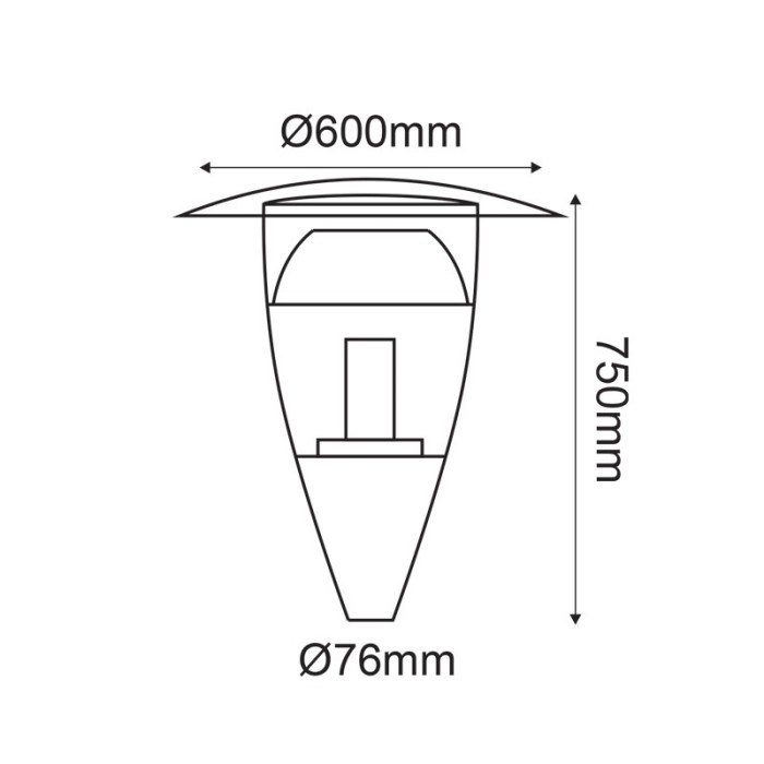 SQUARE LIGHTHEAD" EVOLUTA" TYPE WITH COVER
