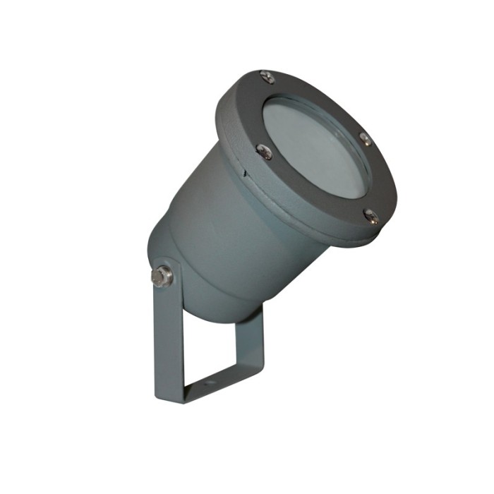 ΣΠΟΤ ΤΟΙΧΟΥ ΑΛΟΥΜΙΝΙΟ ΑΜΜΩΔΕΣ ΓΚΡΙ ΣΥΜΒΑΤΙΚΟ 1XGU10 IP65 47x92x104mm