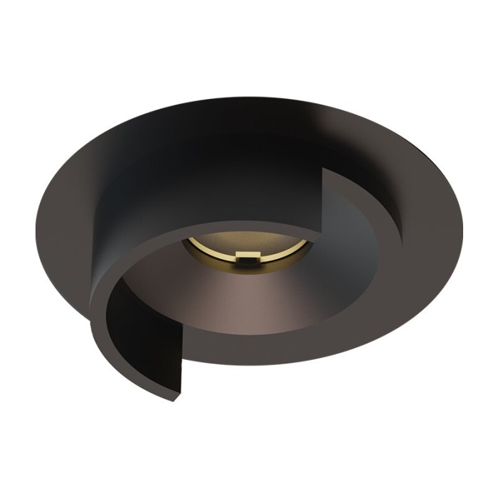 CAPISUR-FRONT PART 2 FOR SPOT RECESSED BLACK ALUMINUM CABINET (Φ32-Φ22.4MM)X8MM (EXTERIOR PART)